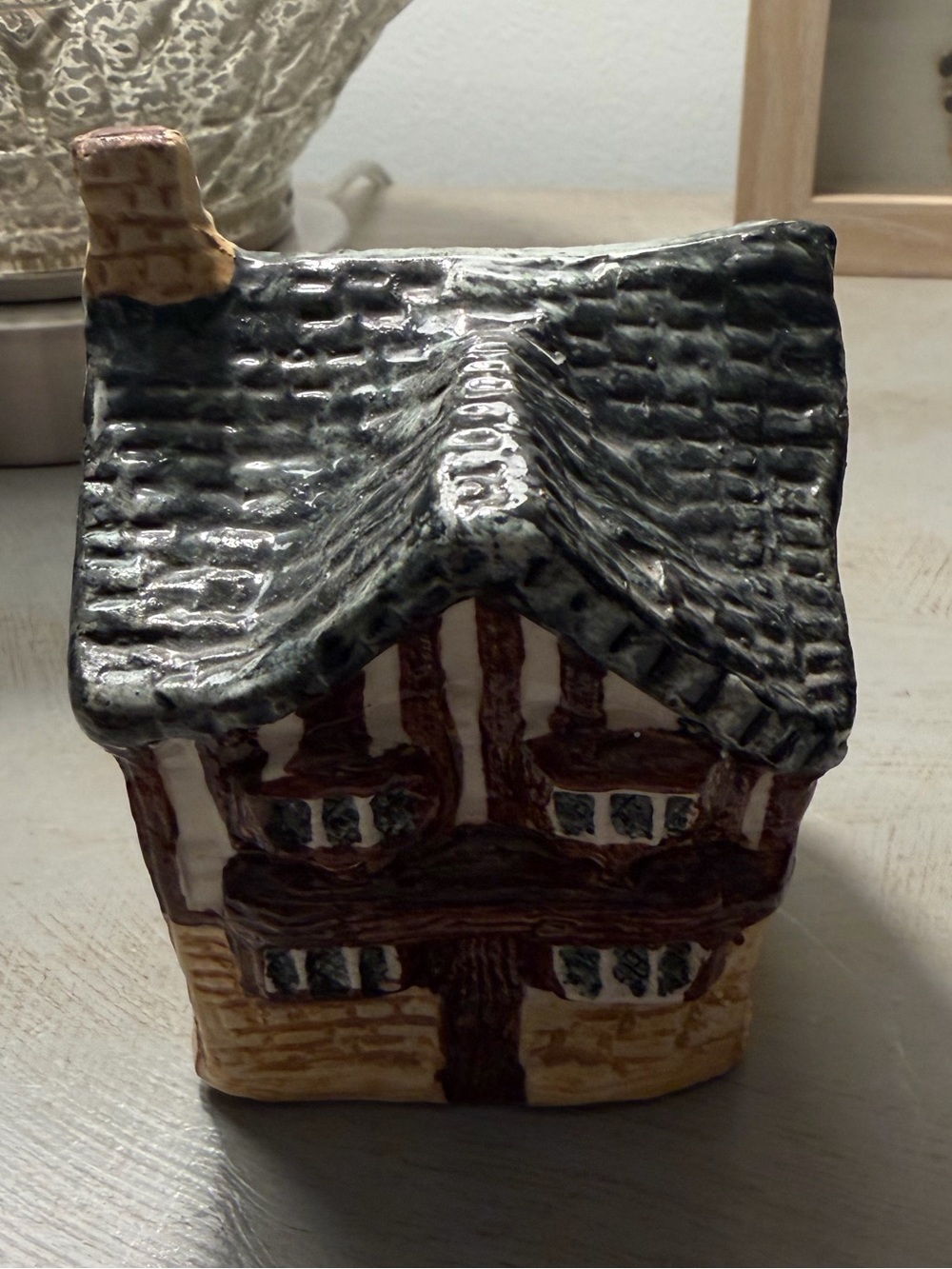 Vintage Ceramic House Theodore Paul of London Elizabethan Town House